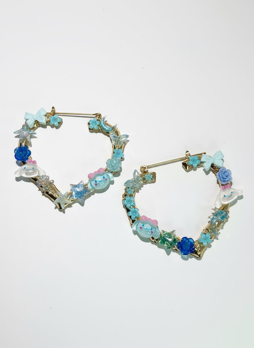 Cinnamoroll inspired magical earrings