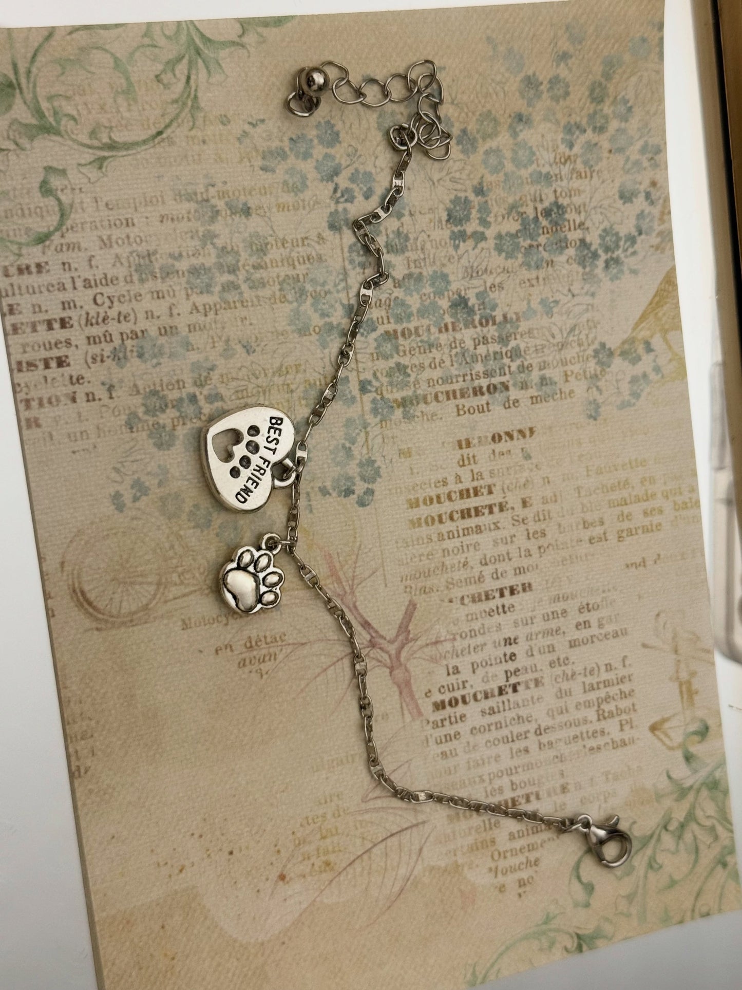 Heart and Paw Bracelet