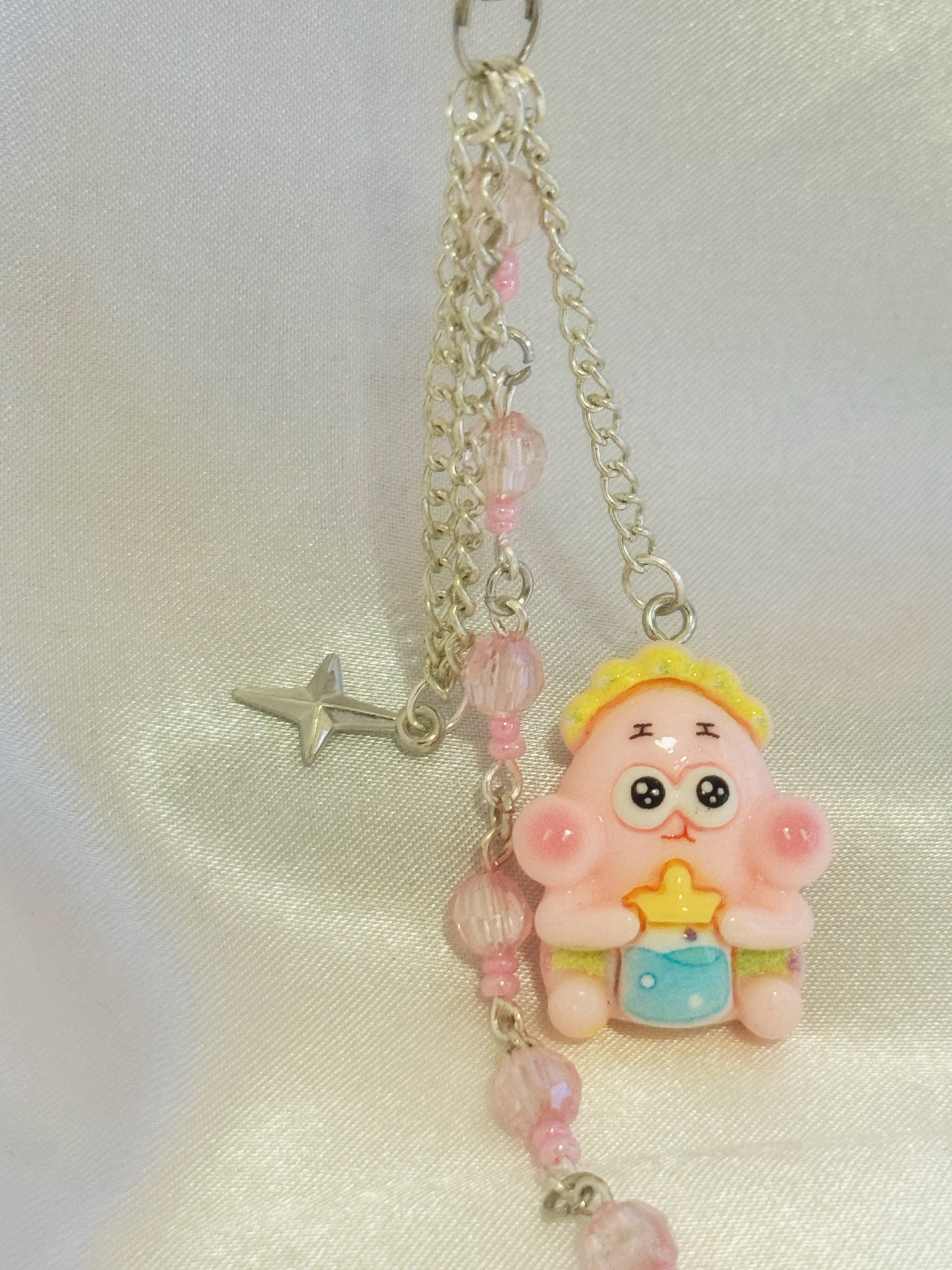 Patrick star phone charm