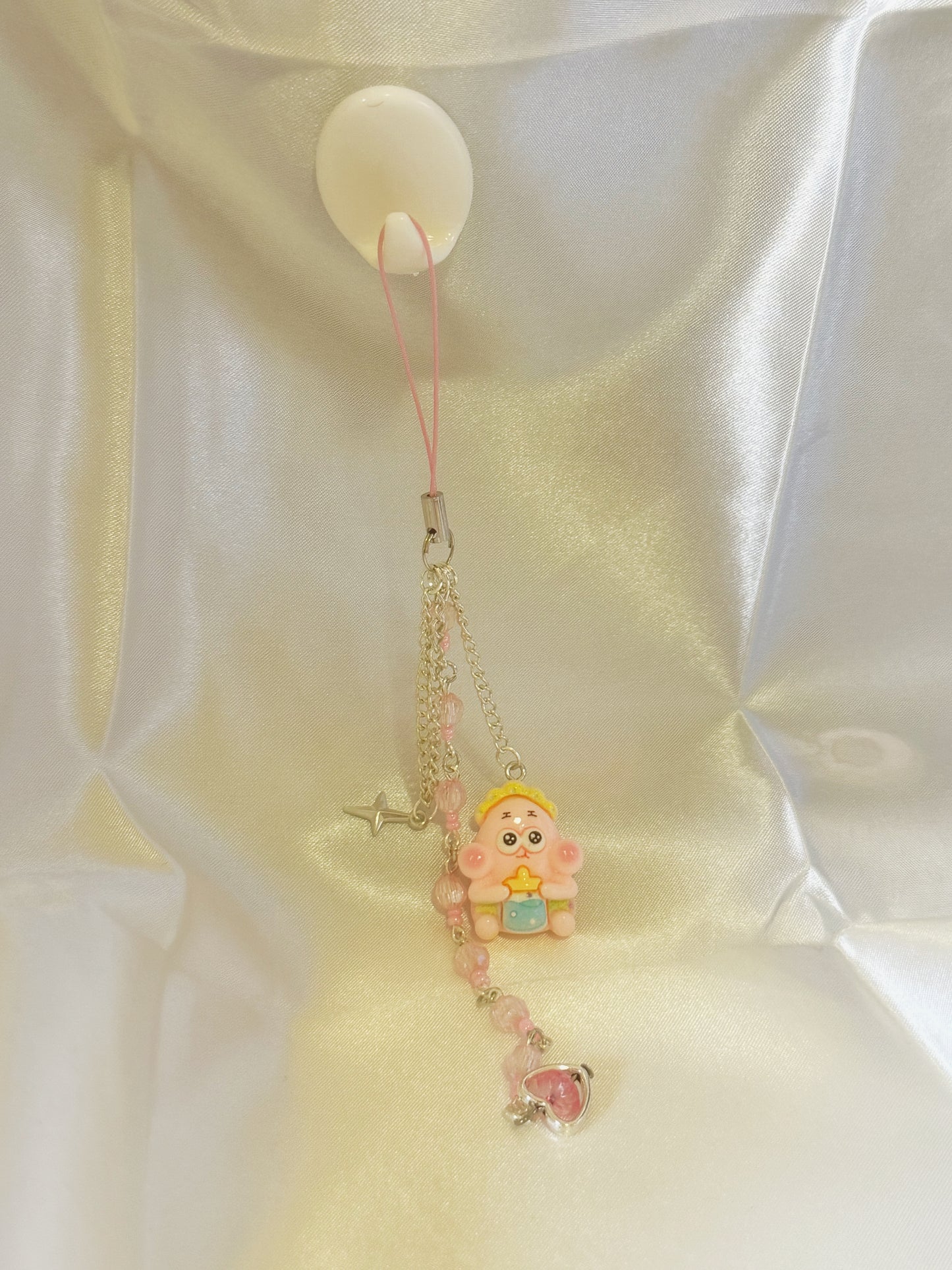 Patrick star phone charm