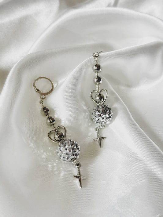 Disco Star Drop Earrings
