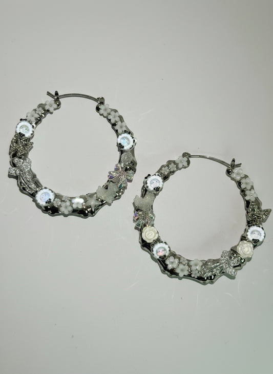 Sanrio inspired angel earrings