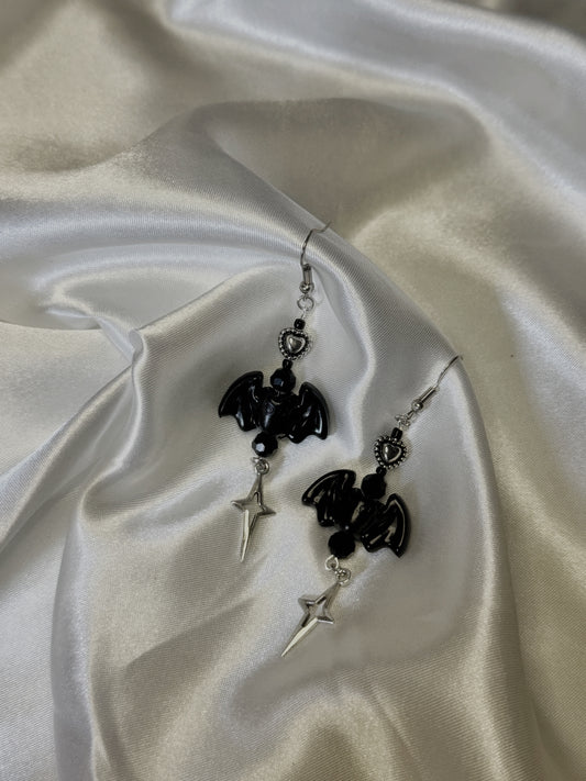 Midnight Bat Earrings